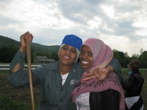 Fartun (left) and Sumeya